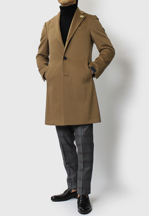 シンプルイズベスト！LARDINIの定番チェスターコート