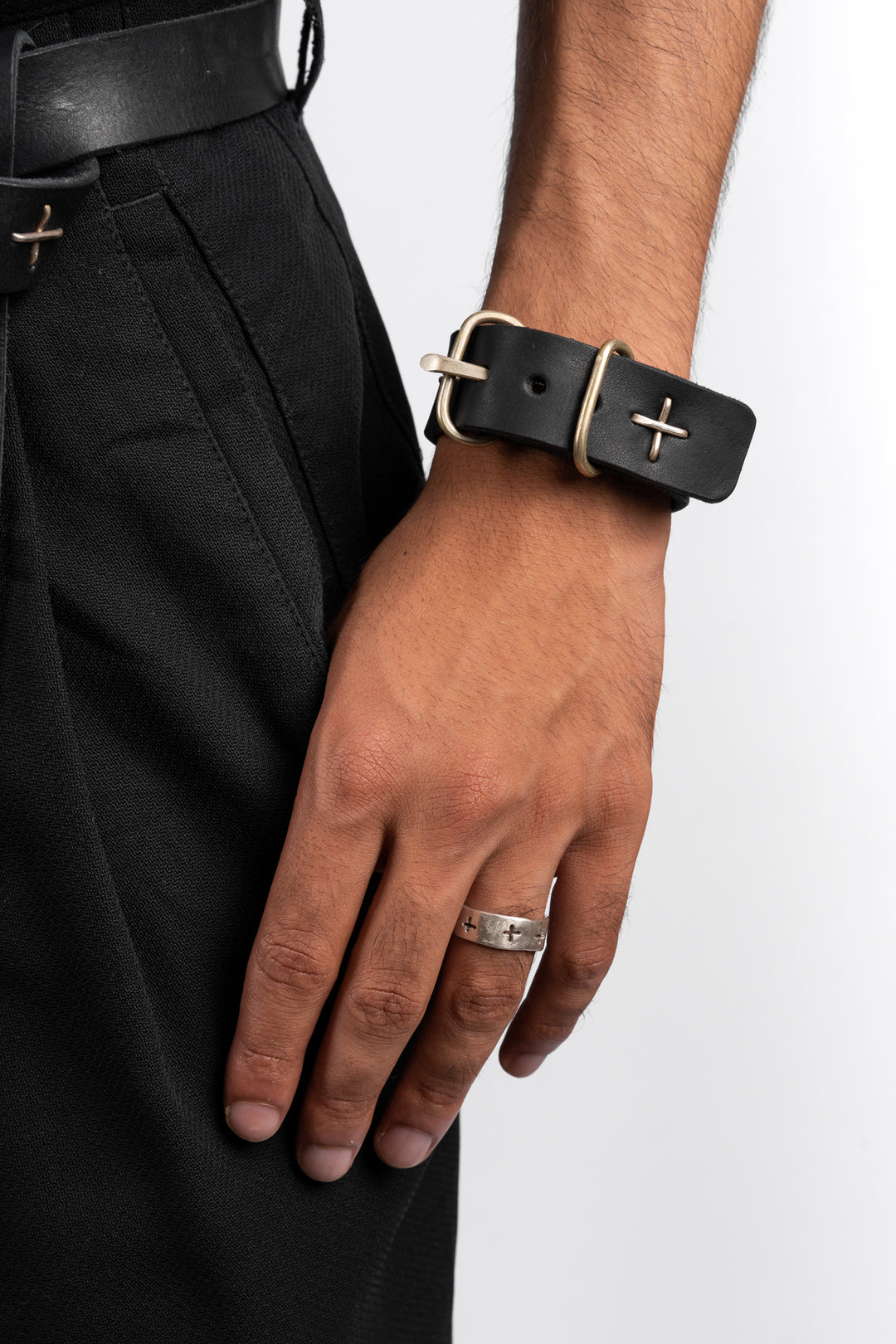 MA+ Sterling Silver Cross Belt | MA+ for Lucentement
