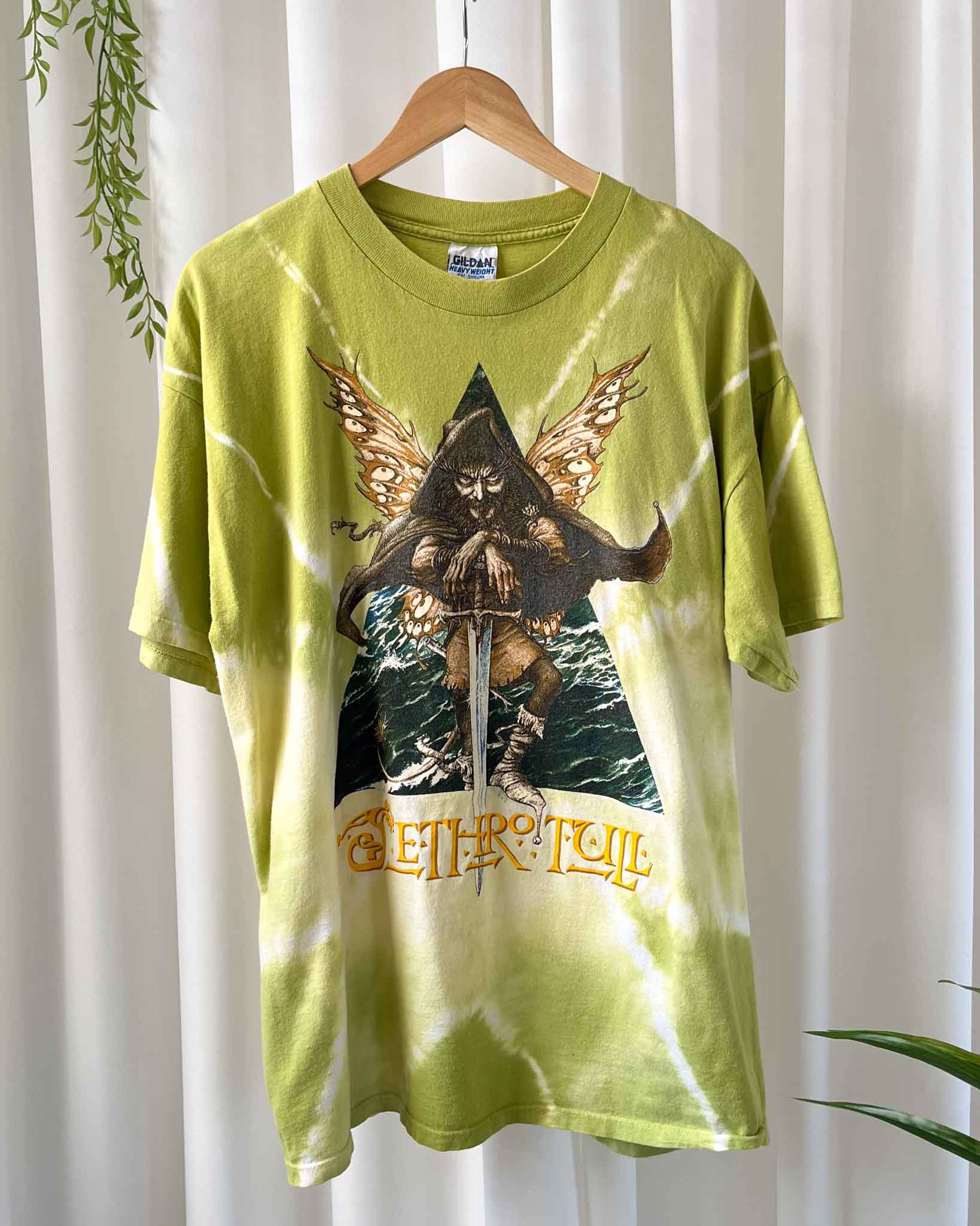 90s Jethro Tull Tie Dye T-Shirt | L - Lucky Vintage