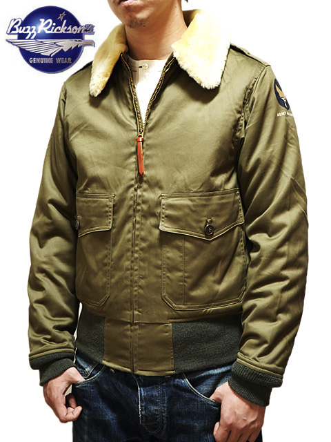 BUZZ RICKSON'S（バズリクソンズ） 】 B-10 NATURAL MOUTON COLLAR