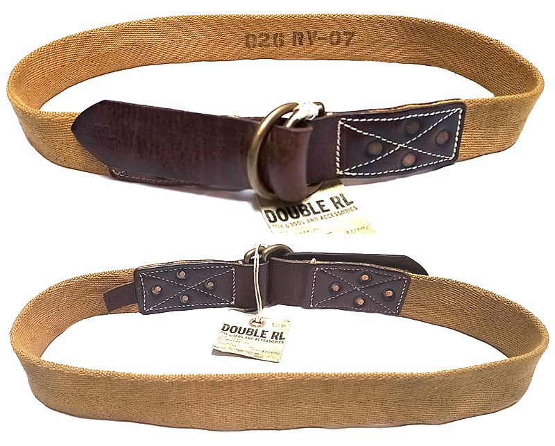 Double RL(RRL) SANDERS BELT ダブルアールエル リングベルト