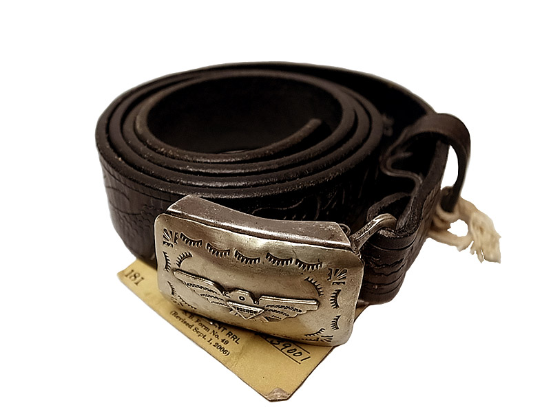 Double RL(RRL) Thunderbird Buckle Belt ダブルアールエル ベルト