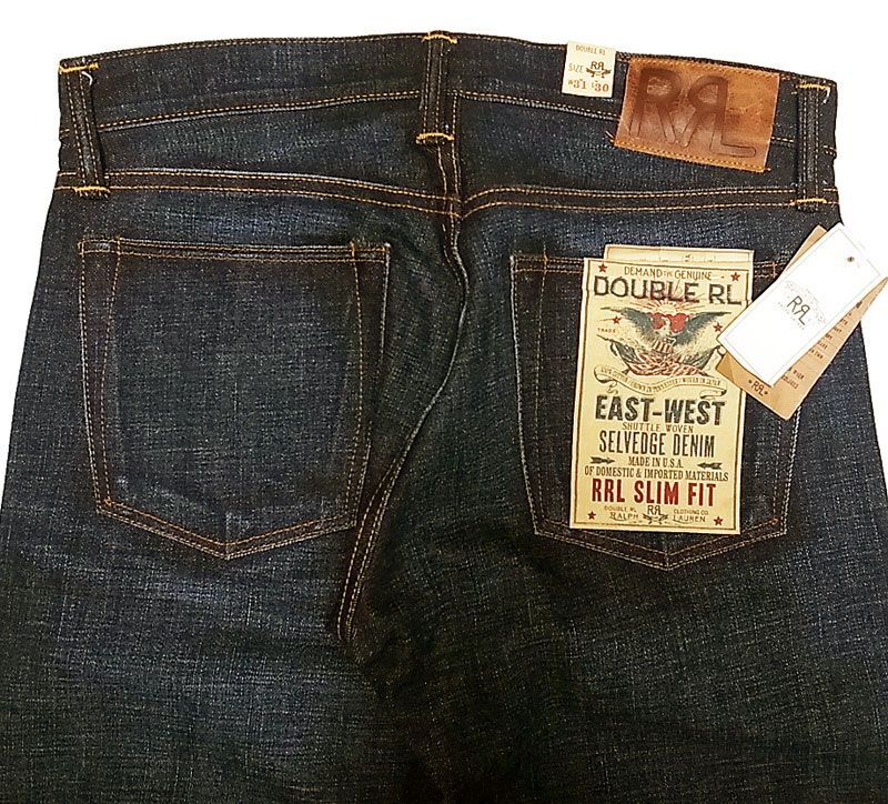 RRL SLIM FIT BRISTOW SELVEDGE JEANS USA製 ダブルアールエル
