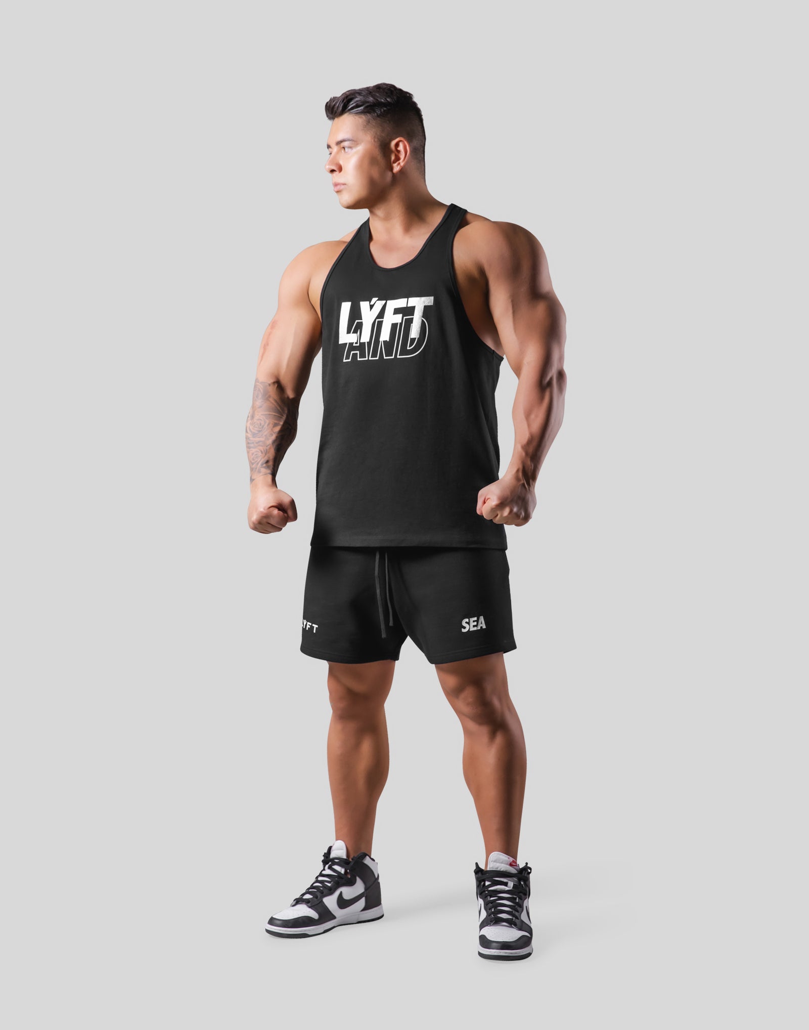 LÝFT × WIND AND SEA Training Tanktop - Black