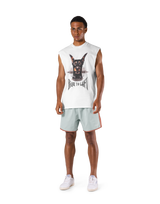 Dog Graphic Vintage No Sleeve - White – LÝFT