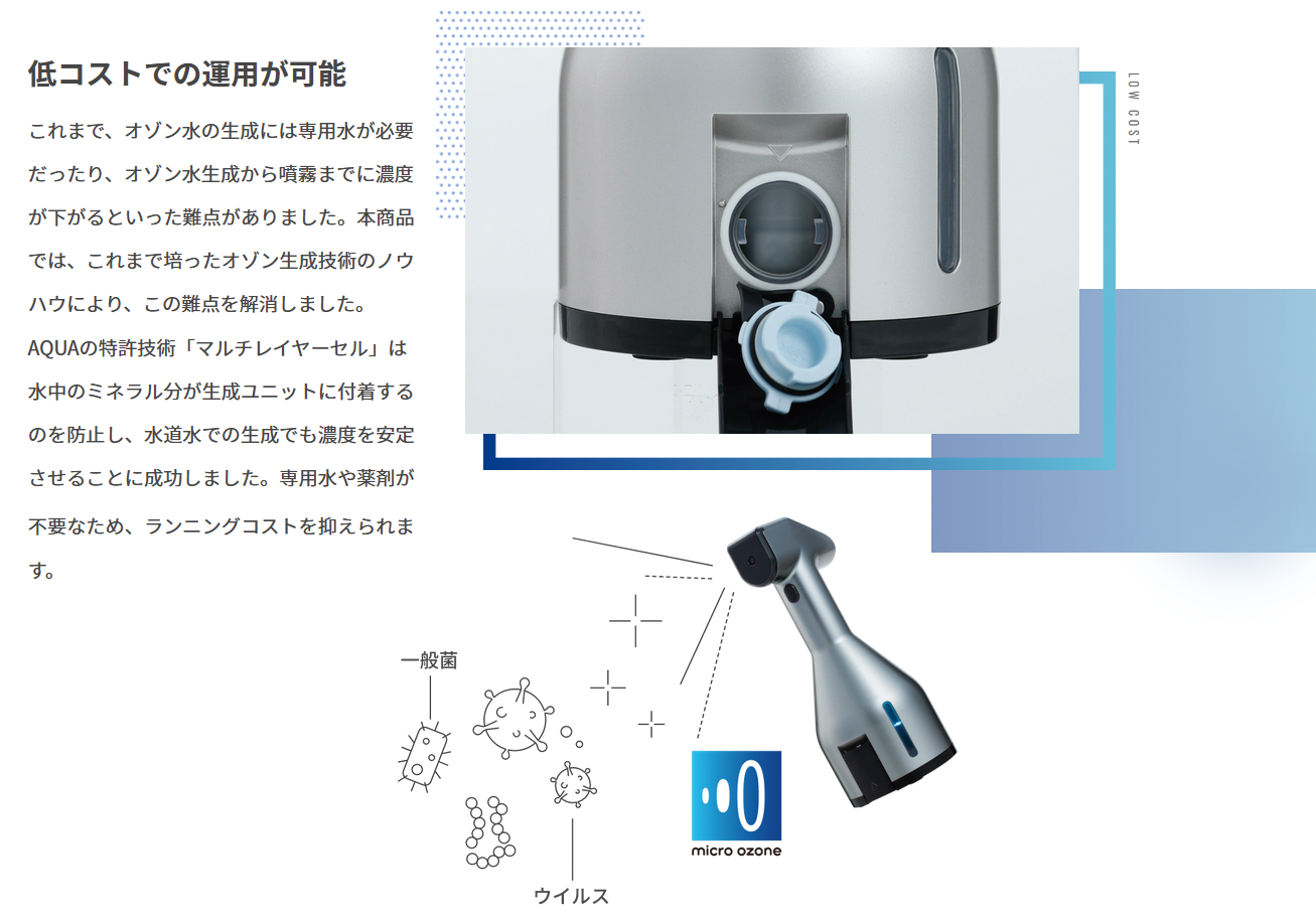 株式会社メカニカル技研 | 業務用オゾン水スプレー COS-21A