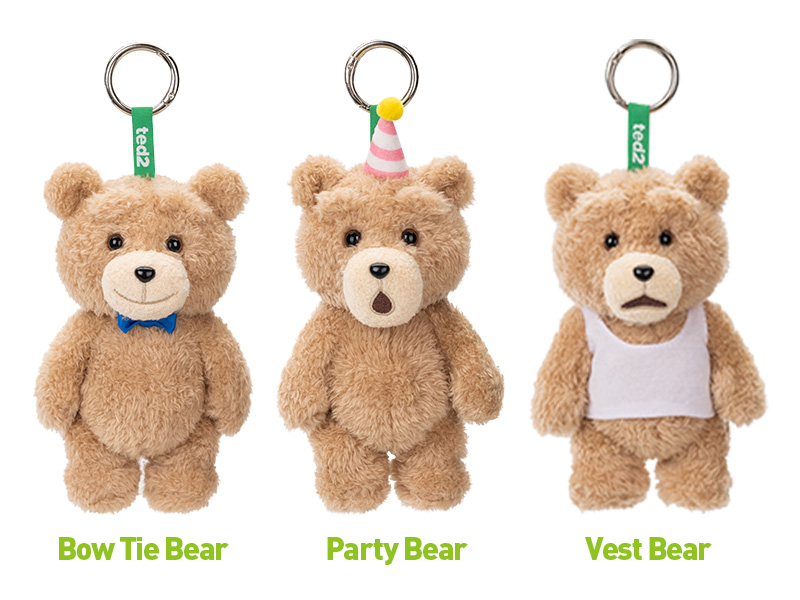 POPMART meets Ted2/ テッド アクションぬいぐるみペンダント シリーズ