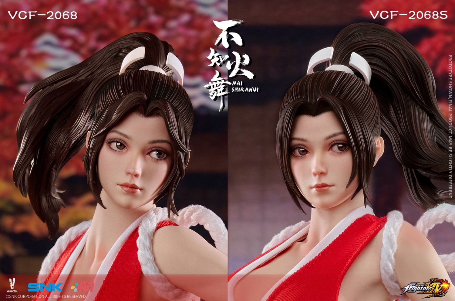King of Fighters XIV/ 不知火舞 1/6 アクションフィギュア 前髪