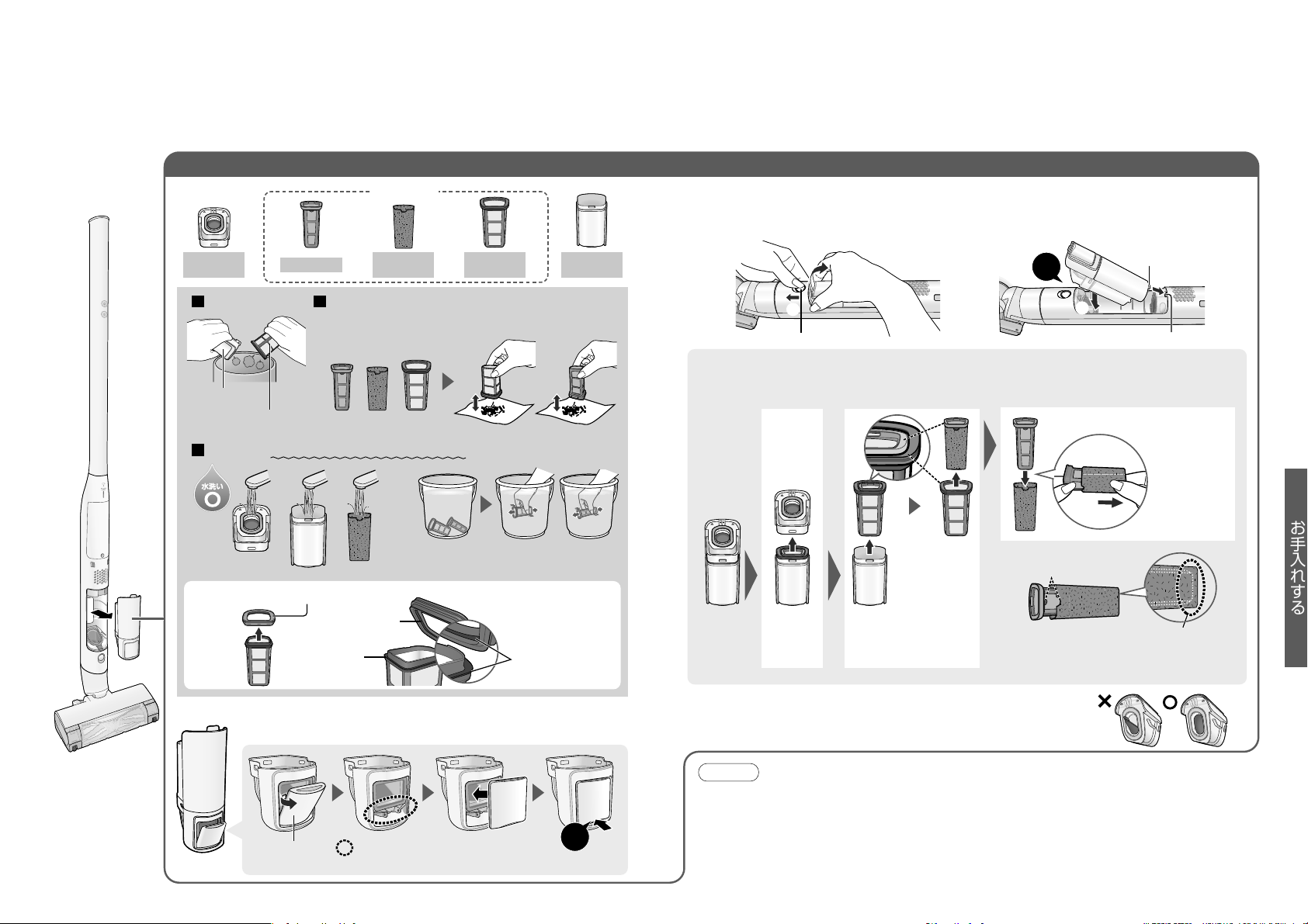 パナソニック MC-NS10K 掃除機 本体と説明書と紙パック7枚セット