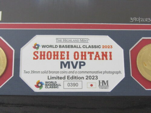 販売終了】2023枚限定！WBC 大谷翔平 MVP記念 フォトパネル、入荷