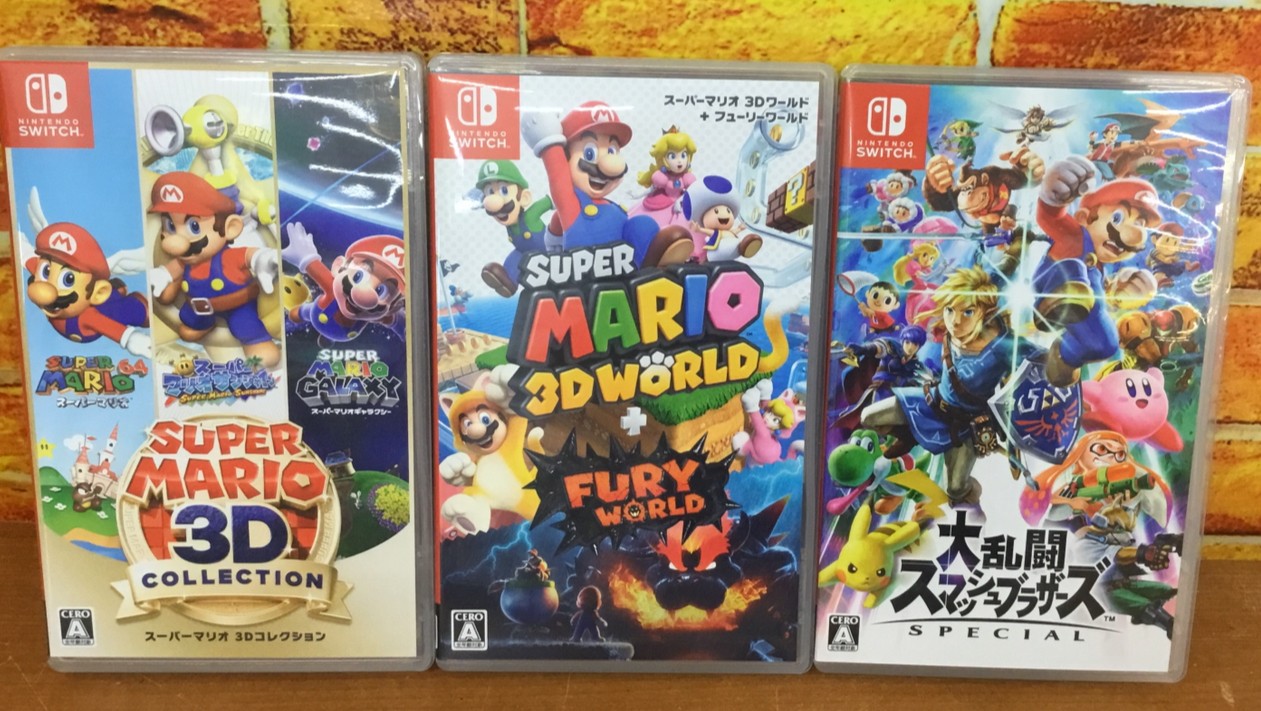 スプラトゥーン2 スーパーマリオ3Dコレクション Switch ソフトまとめ