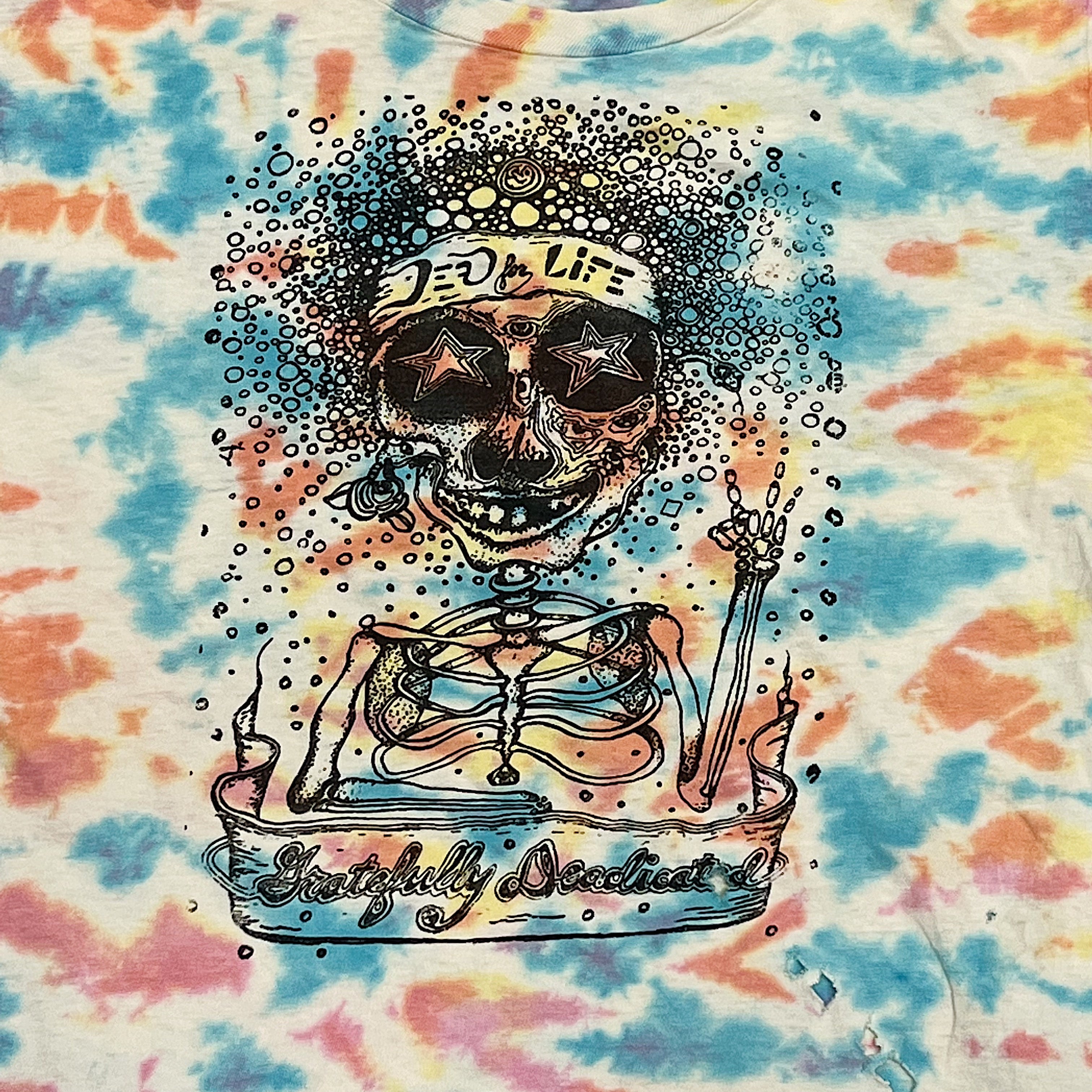 Rare 1980s Grateful Dead Parking Lot T Shirt | Dark Star – Mad Van