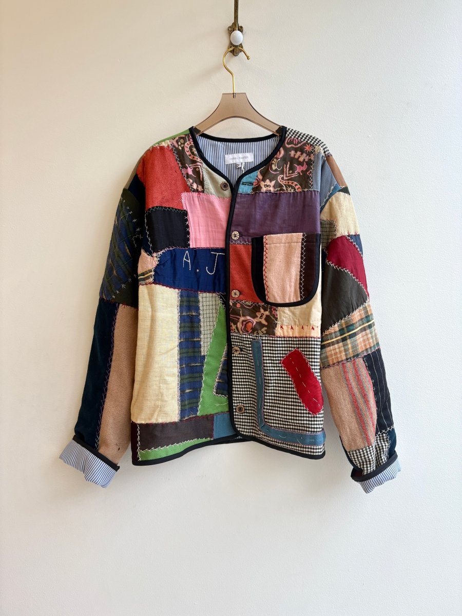 Multi-Patchwork Crazy Quilt Liner Jacket – Made X Hudson