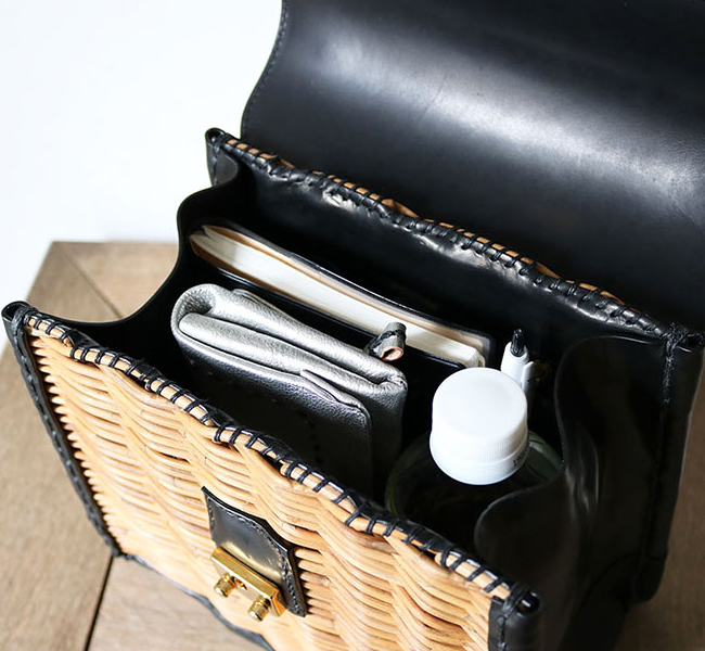 ebagos カーフ・ハンドバッグ M（かっちりバッグ/カーフケリー）カーフ