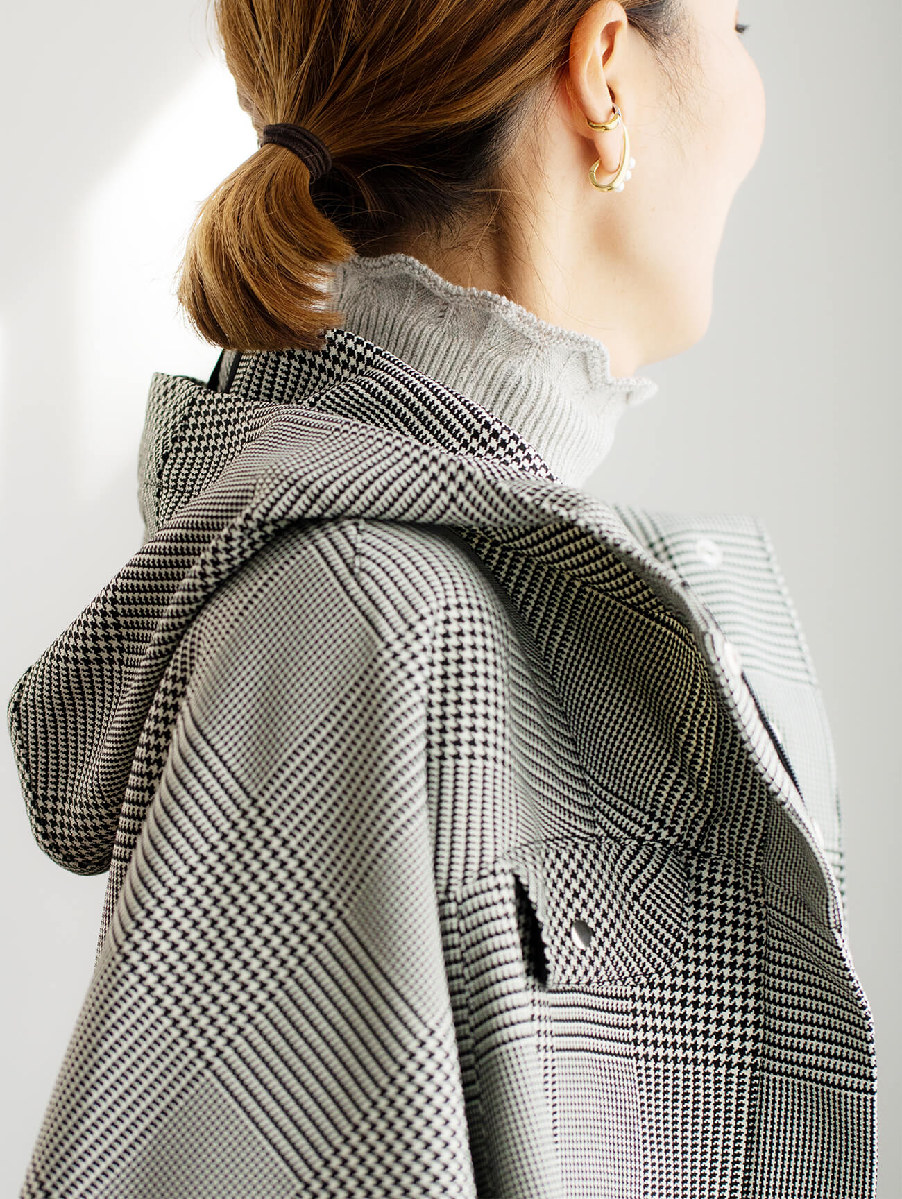 ノーブルマント グレンチェック」「Noble mantle Glen Check