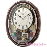 SEIKO セイコー メロディ電波からくり掛時計（39曲入） RE579S なら