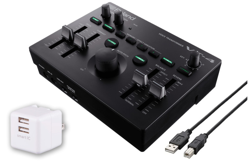 Roland / VT-4 基本セット -USB2ポートACアダプタ、USBケーブルセット
