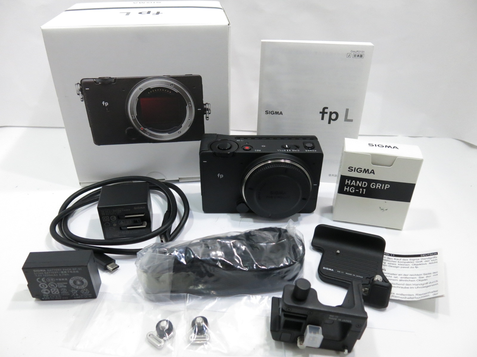 極美 ほぼ使用感なし 】SIGMA fp Lボディー 付属元箱 別売グリップHG