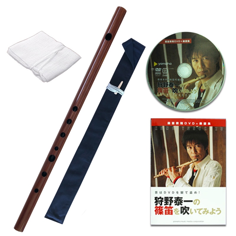 送料込 NEW 篠笛 横笛 初心者 入門セット 篠笛 7穴8本調子 つゆきり