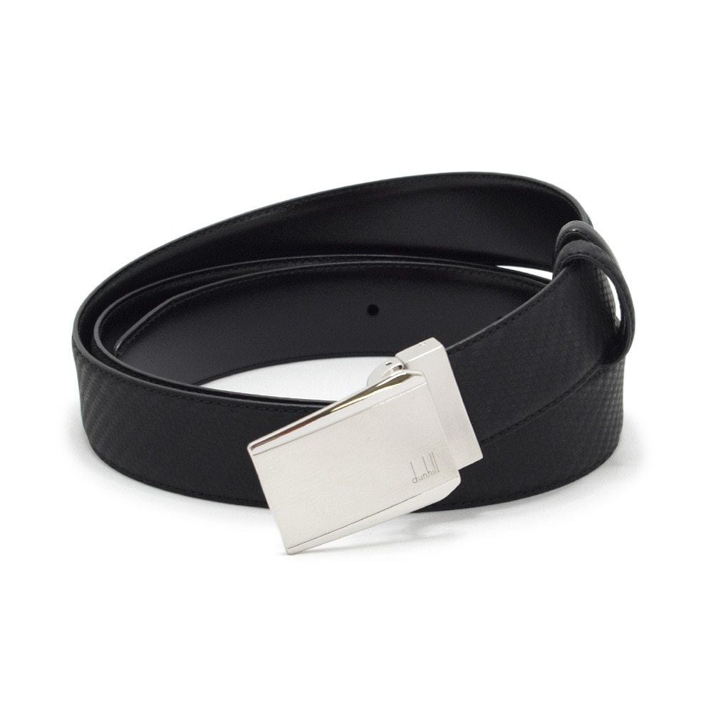 DUNHILL ダンヒル ベルト BPR265A42 シルバー/ブラック リバーシブル