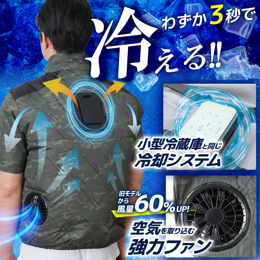 圧倒的に冷える「冷蔵服4 半袖」 | 【公式】サンコー通販サイト