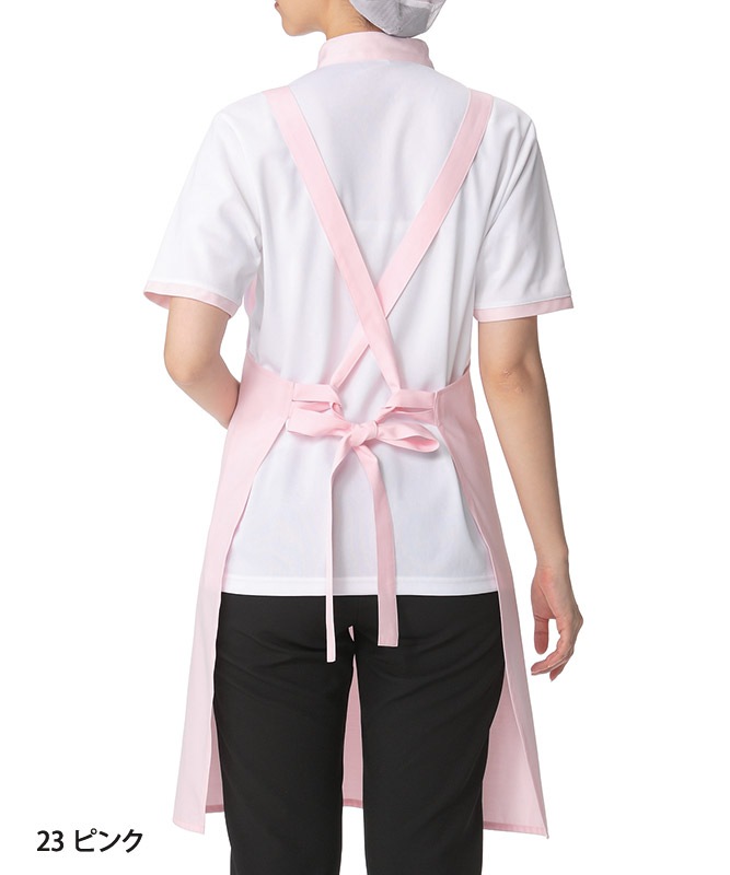 交織ウェザー胸当てエプロン[KAZEN製品] 584-2｜飲食店制服・フード