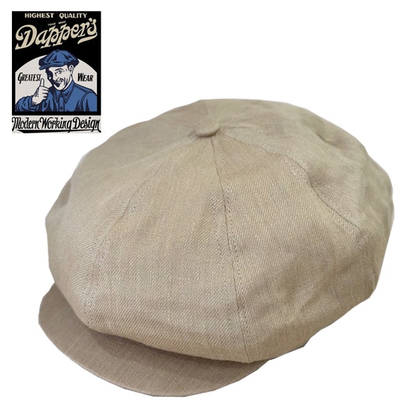 Dapper's（ダッパーズ)】Classical Casquette Type B LOT1718 LINEN
