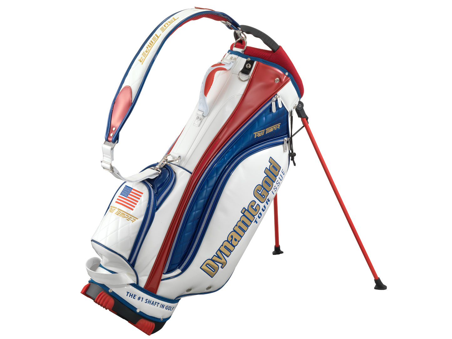 ダイナミックゴールドスタンドキャディーバッグ ホワイト