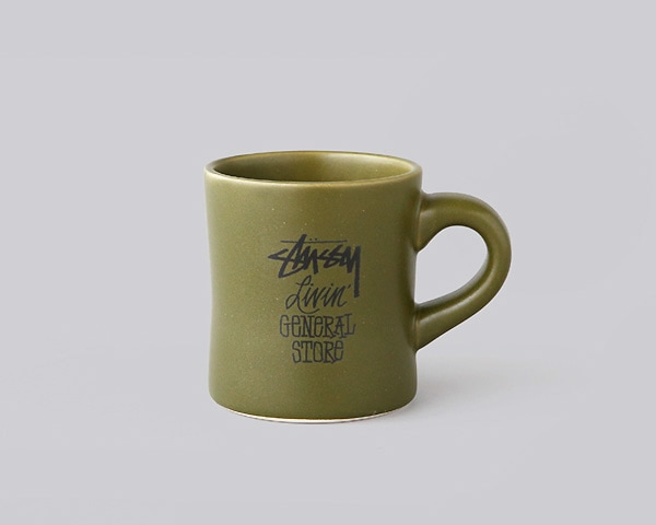 STUSSY Livin' General Store | GS Diner Mug Olive ダイナーマグ