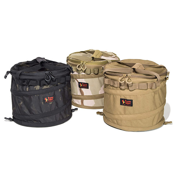 テントイン ポップアップ トラッシュボックス (ウルフブラウン