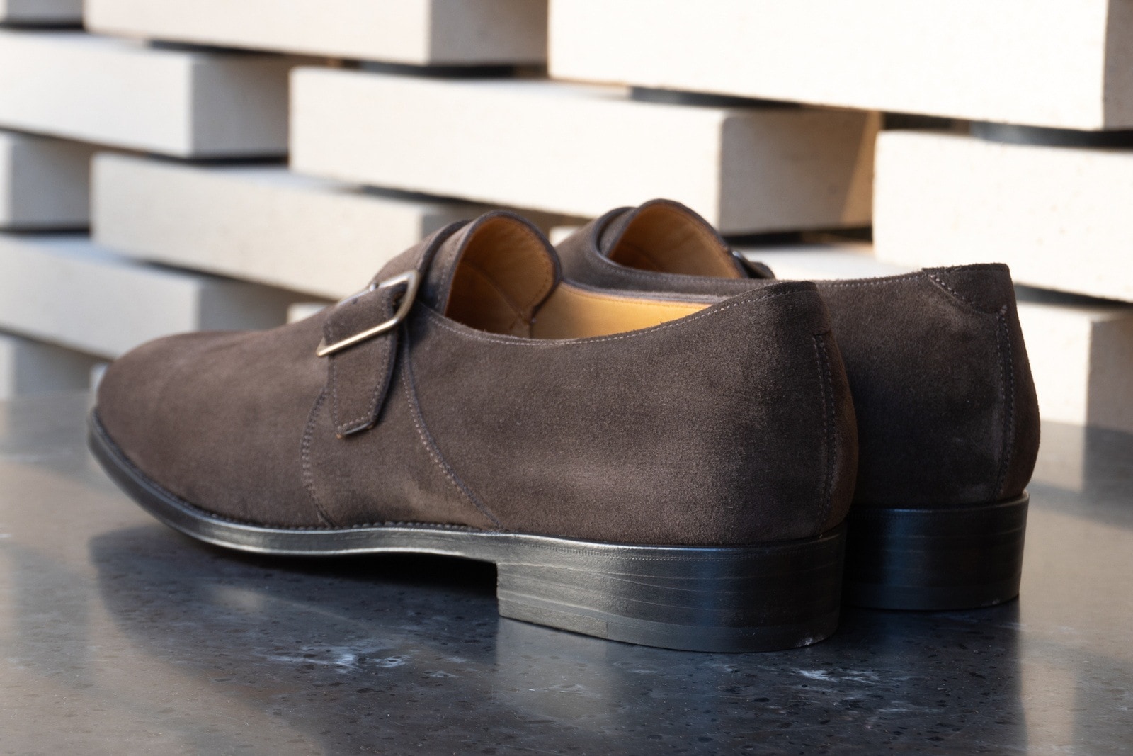 SALE】オリエンタル JOSEPH2 DARKBROWN モンクストラップ メンズ
