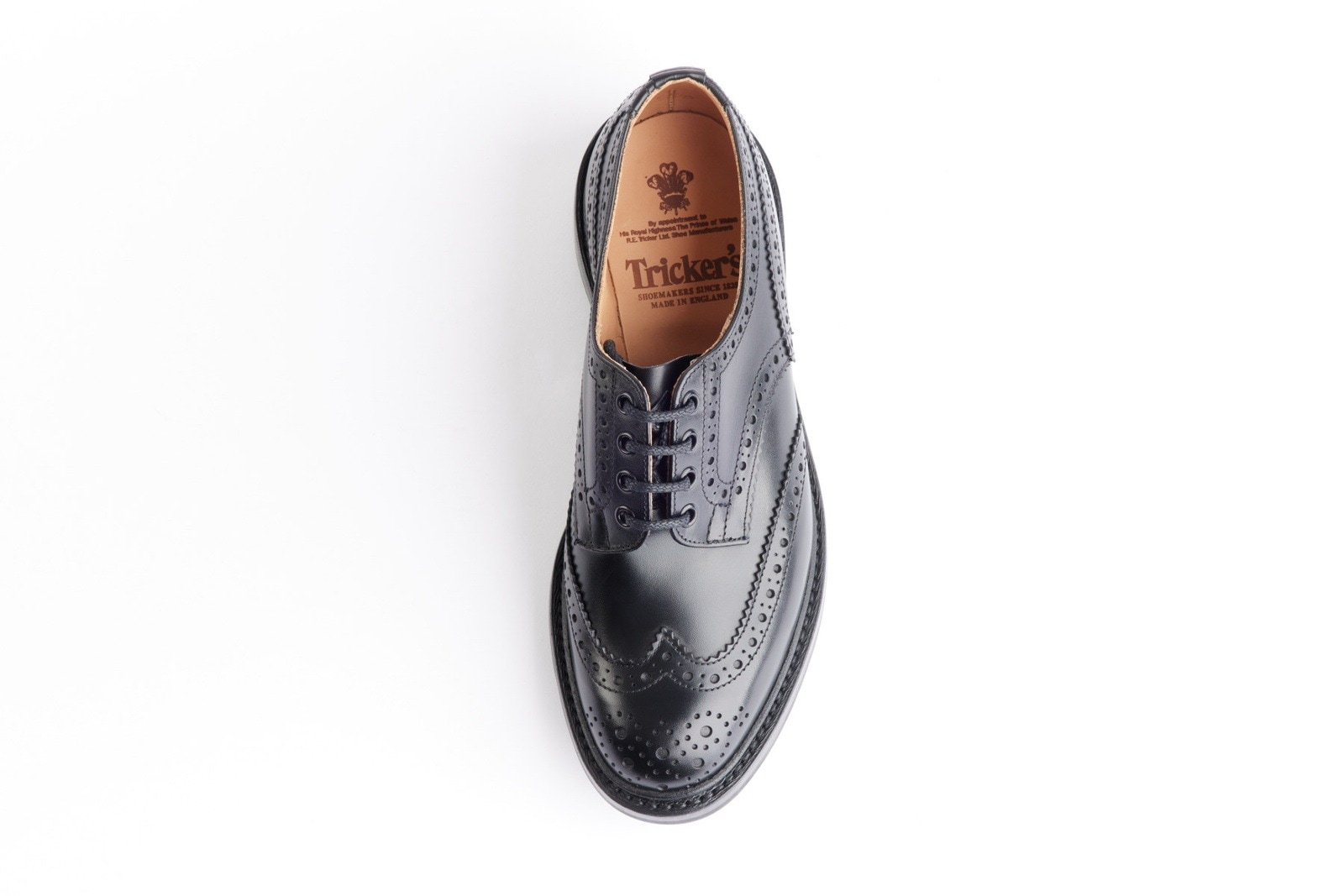 トリッカーズ バートン|BOURTON BLACK ウィングチップ メンズ