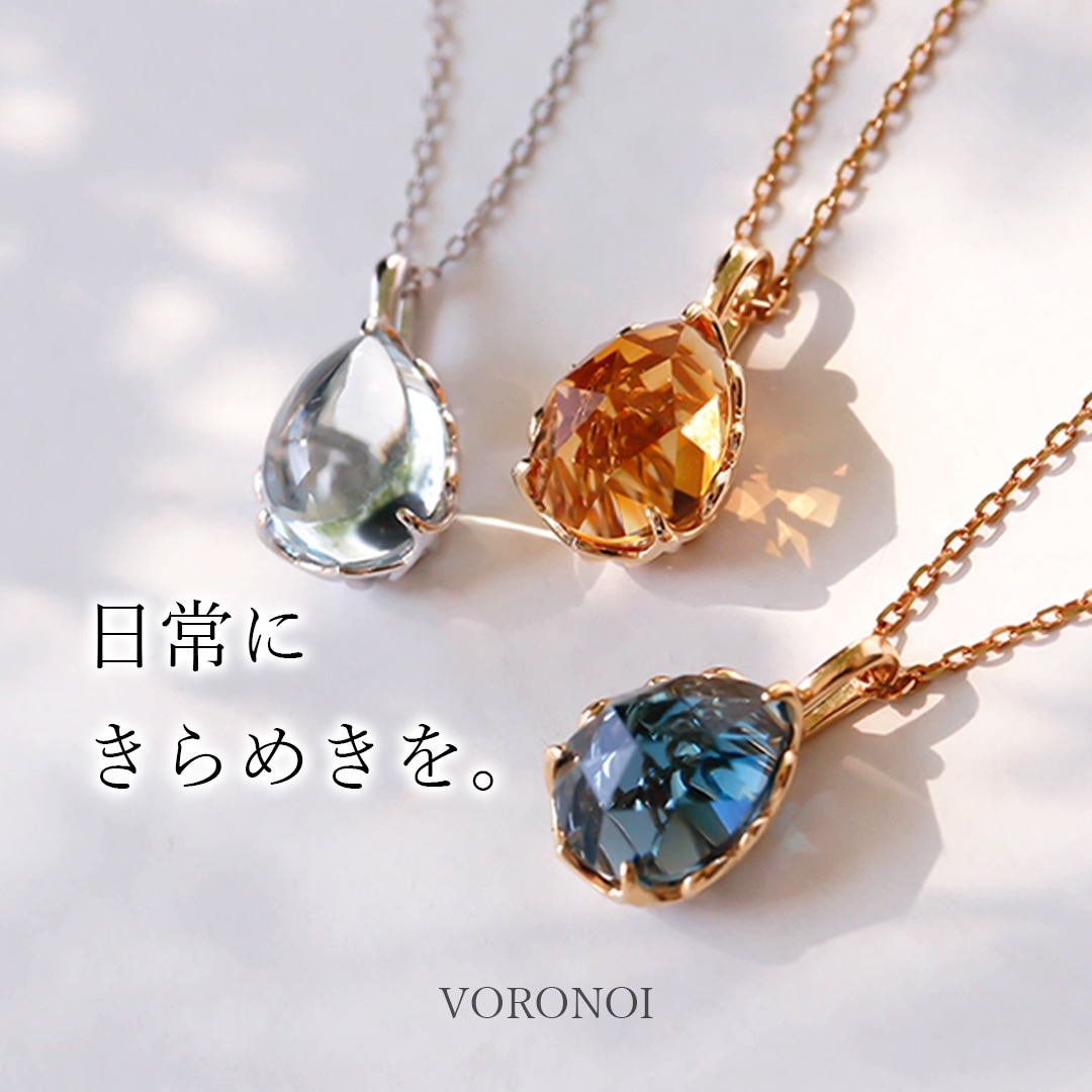 MINAMO-Shizuku-Rose&Cabo ネックレストップ