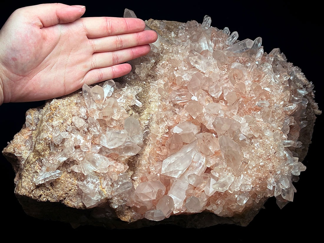 特大】パルバティー渓谷産 ヒマラヤ水晶クラスター