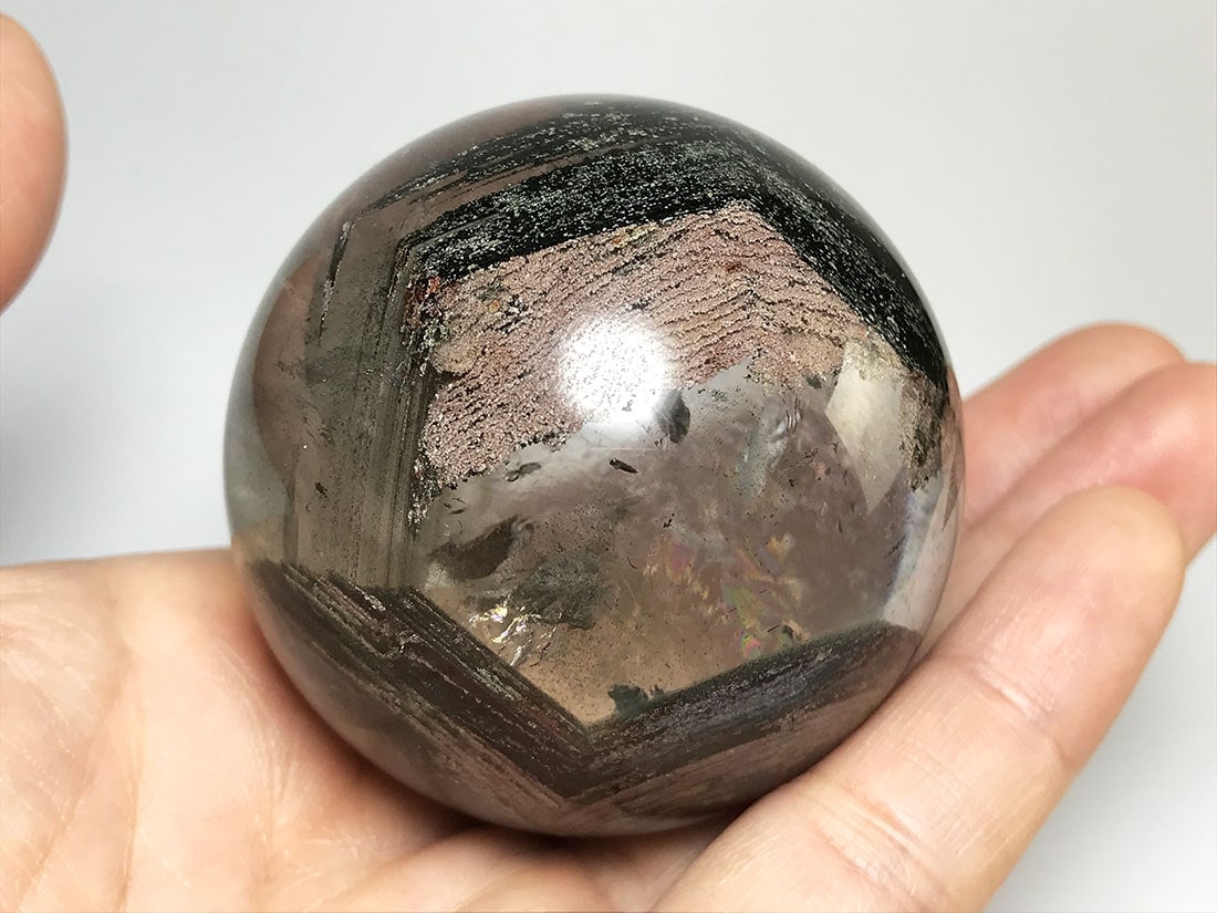ファントムクォーツ 52mm 丸玉