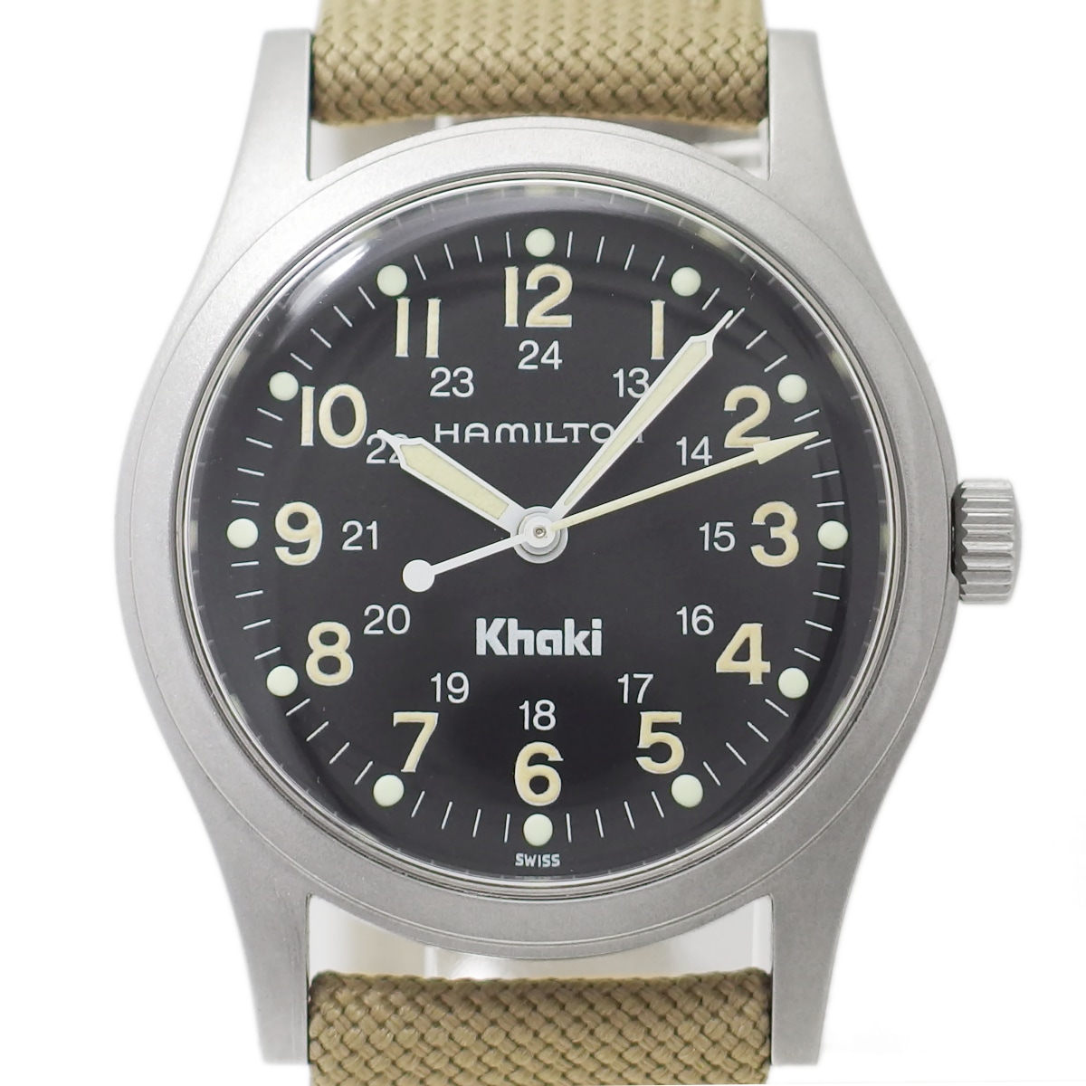 ハミルトン カーキ 9415A 33mm ブラック文字盤 Cal.2801-2 17石 手巻