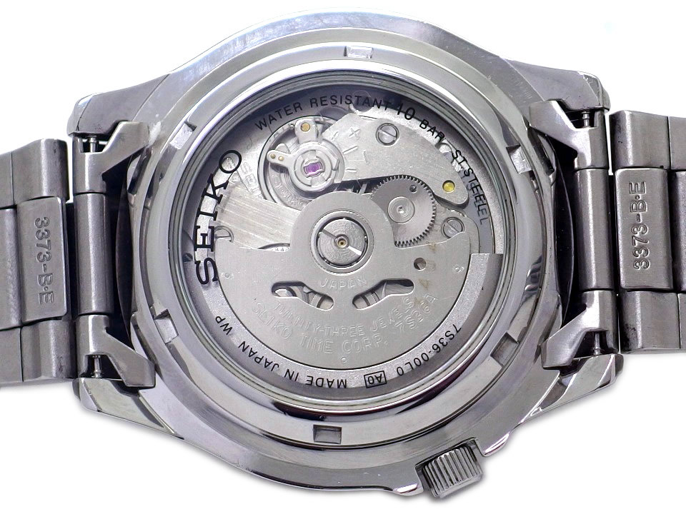 セイコー 5スポーツ 100m 逆輸入モデル 7S36-00L0 自動巻 USED