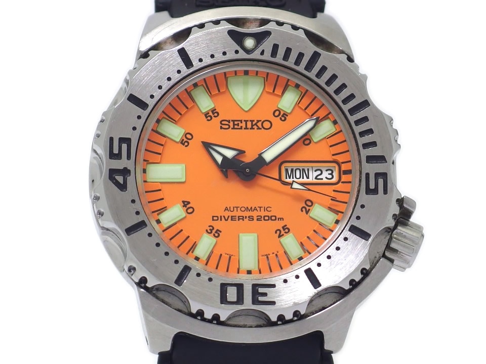 セイコー ダイバーズ 200m SKX781 7S26-0350 オレンジモンスター 逆