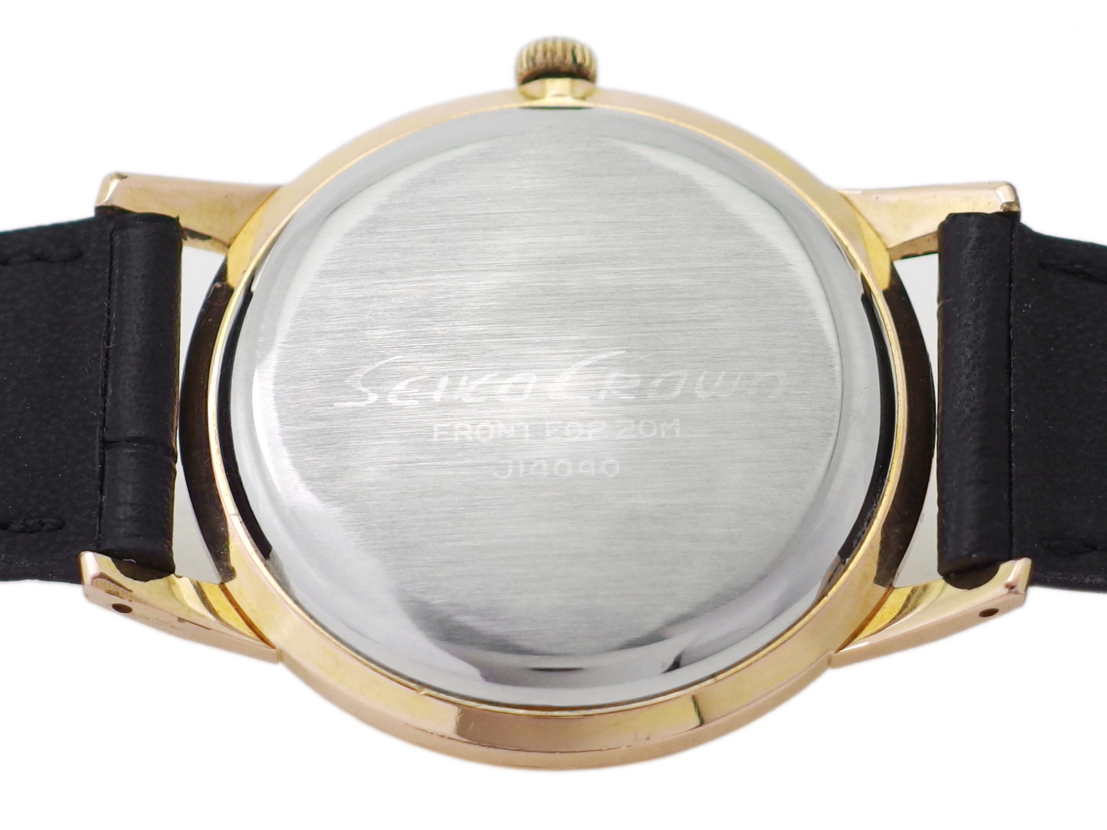 セイコー クラウン J14040 金メッキ 35mm Cal.560 19石 手巻 OH済 昭和