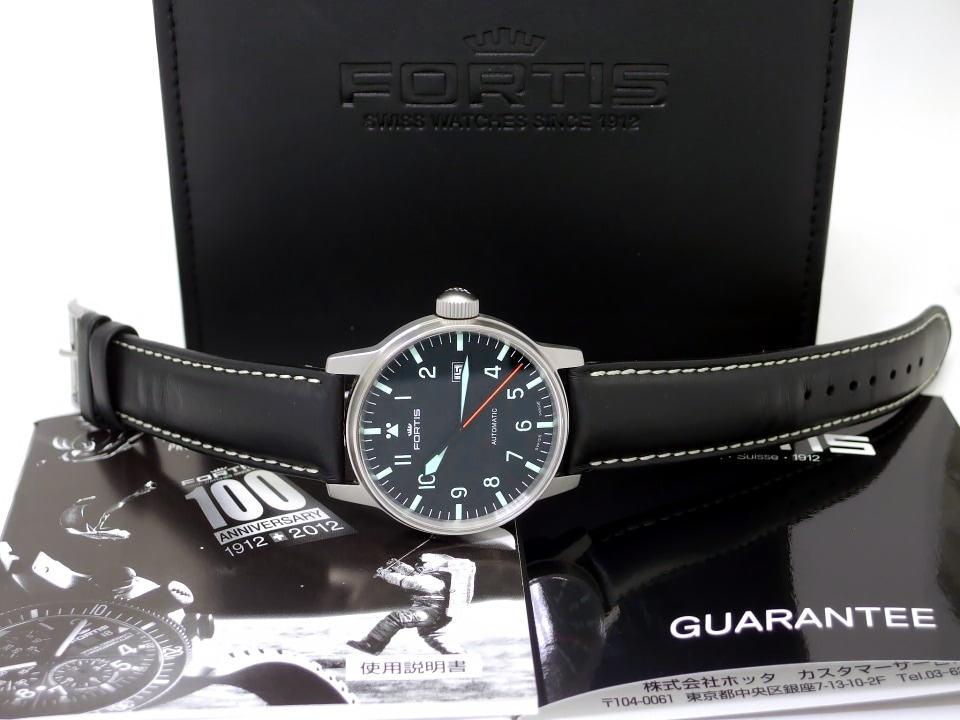 美品】フォルティス フリーガー クラシック デイト 40mm 595.11.46.3