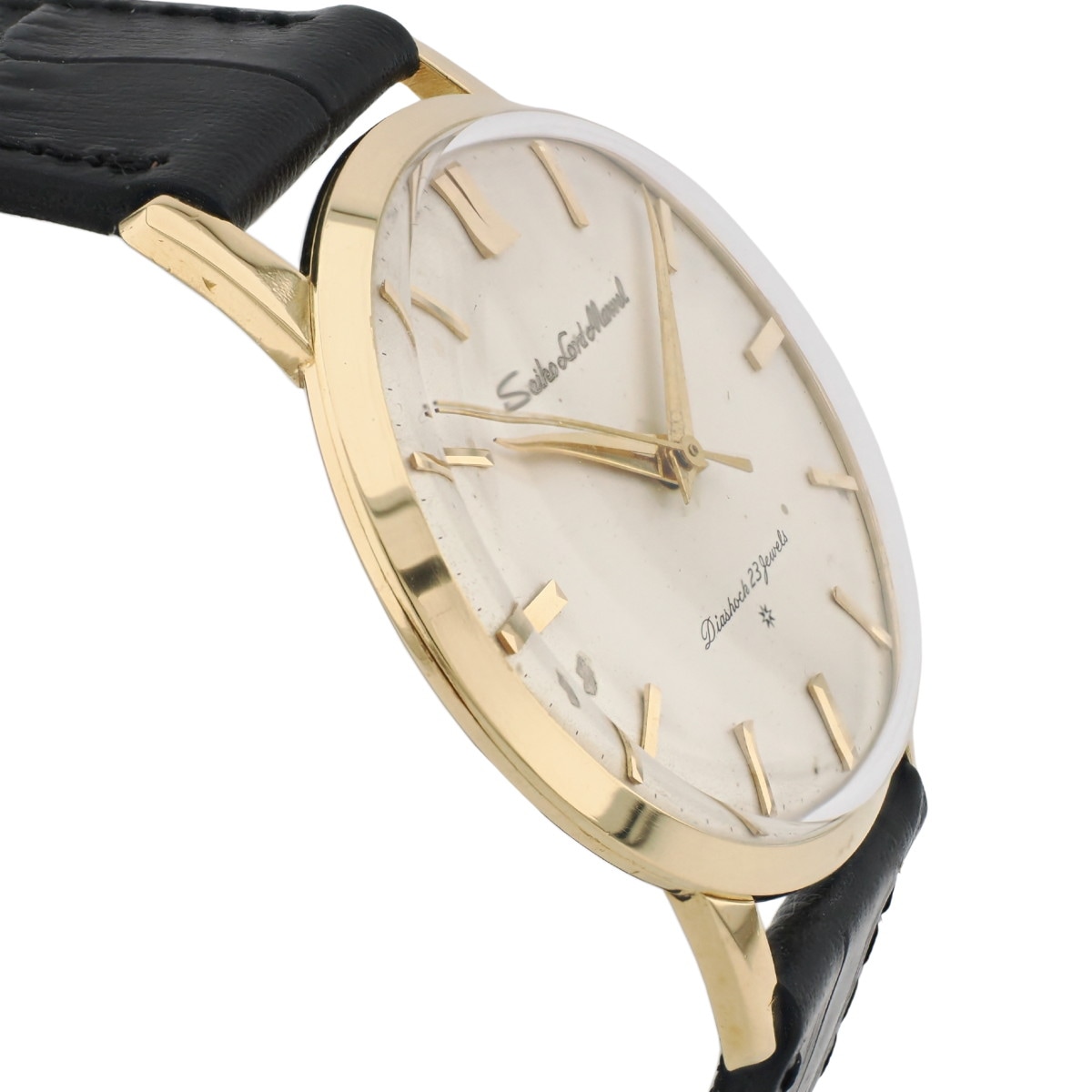セイコー ロードマーベル J14050 18金無垢 彫り文字 SD文字盤 SEIKO