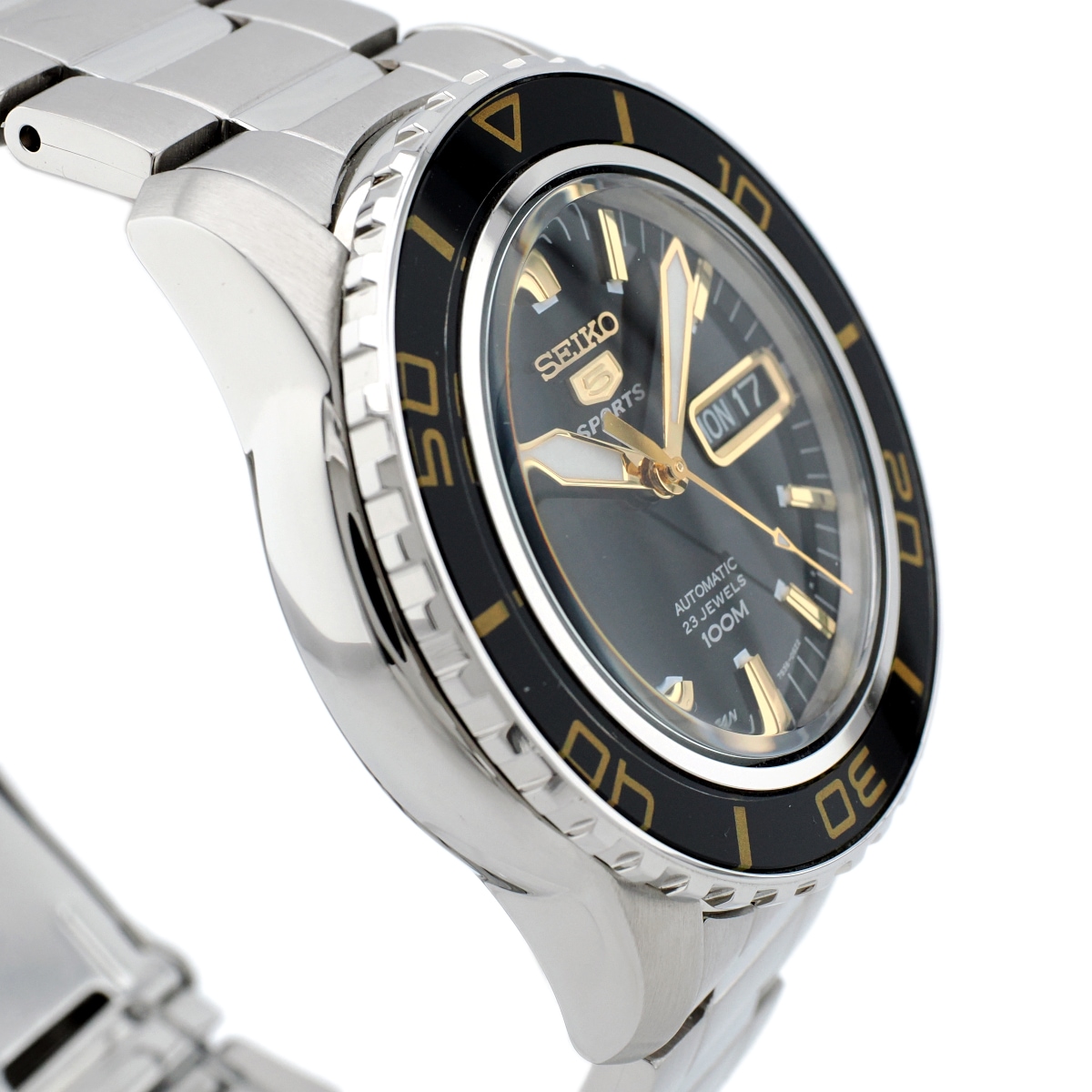 セイコー 5スポーツ 100m 逆輸入モデル 日本製 SNZH57J1(JC) 7S36-04N0