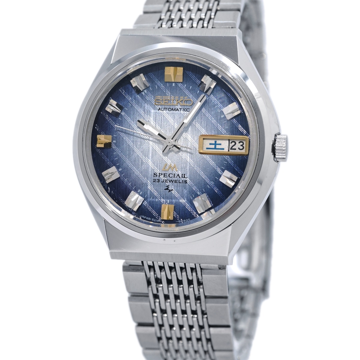 セイコー ロードマチック スペシャル 5216-6030 グラデーション青文字