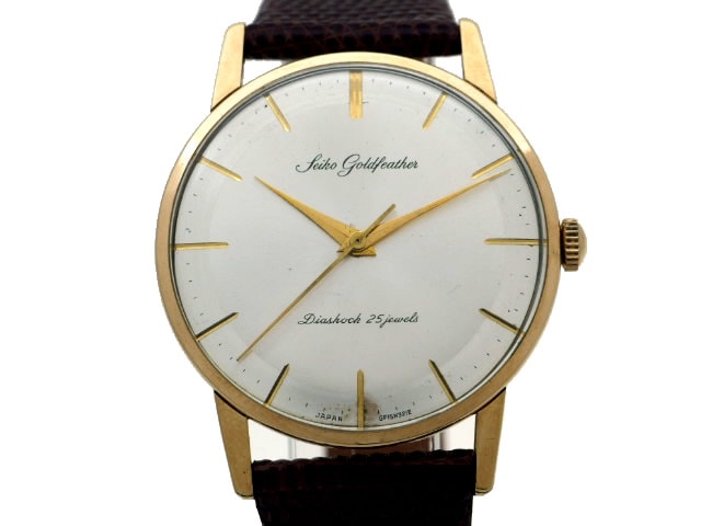 セイコー ゴールドフェザー 15008E 14KGF 手巻 OH済 昭和37年製