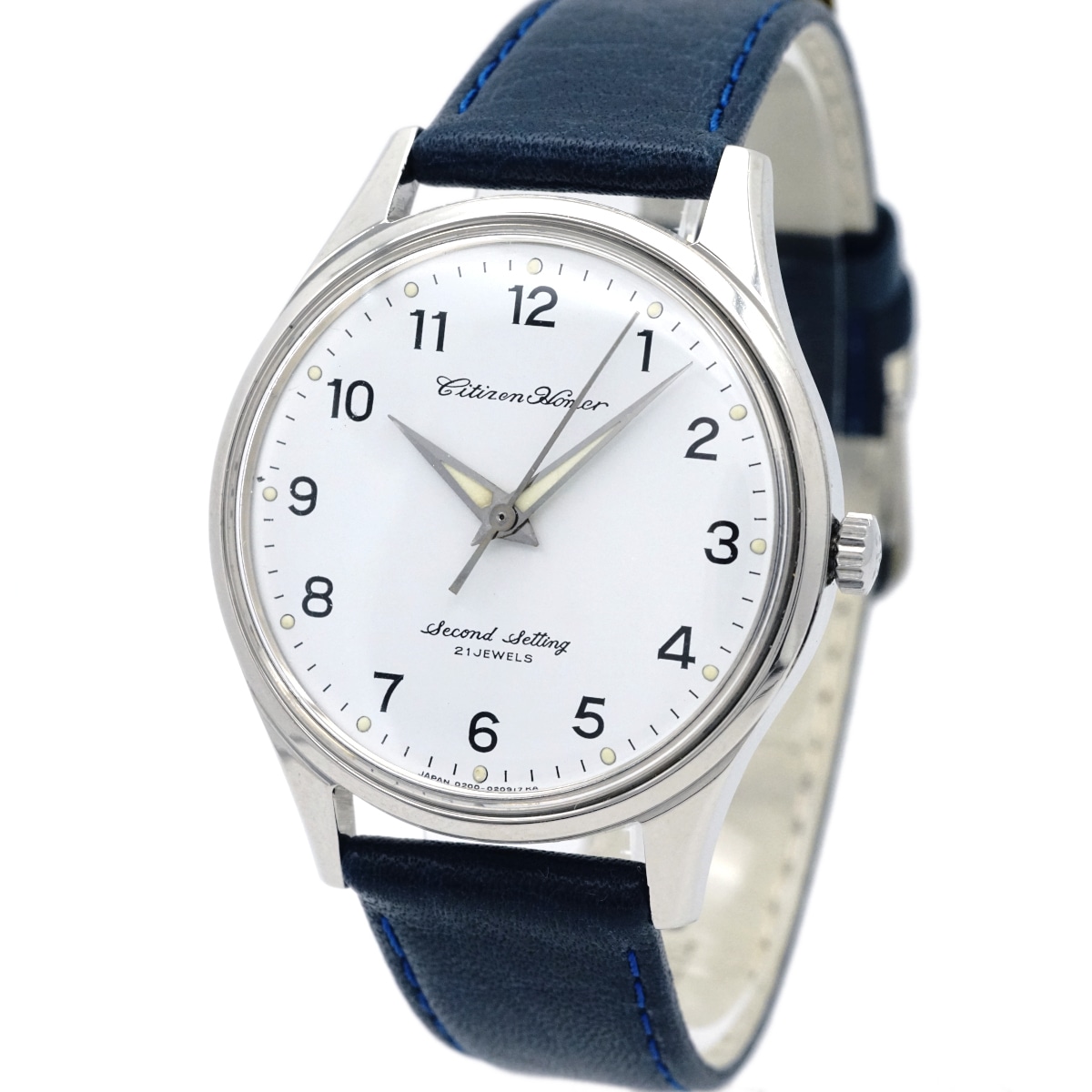 シチズン ホーマー 国鉄 名局 21石 手巻 OH済 1974年製 Citizen