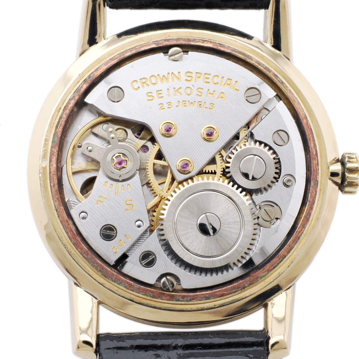 セイコー クラウンスペシャル 18金無垢 Ref.70198 Cal.341 23石 手巻 OH済
