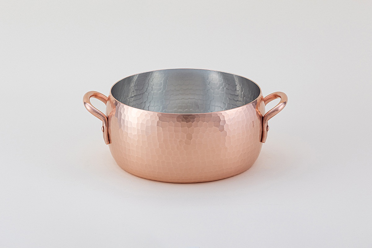 両手鍋（深型）（銅） | 鍋 | 鍛金工房 WESTSIDE33