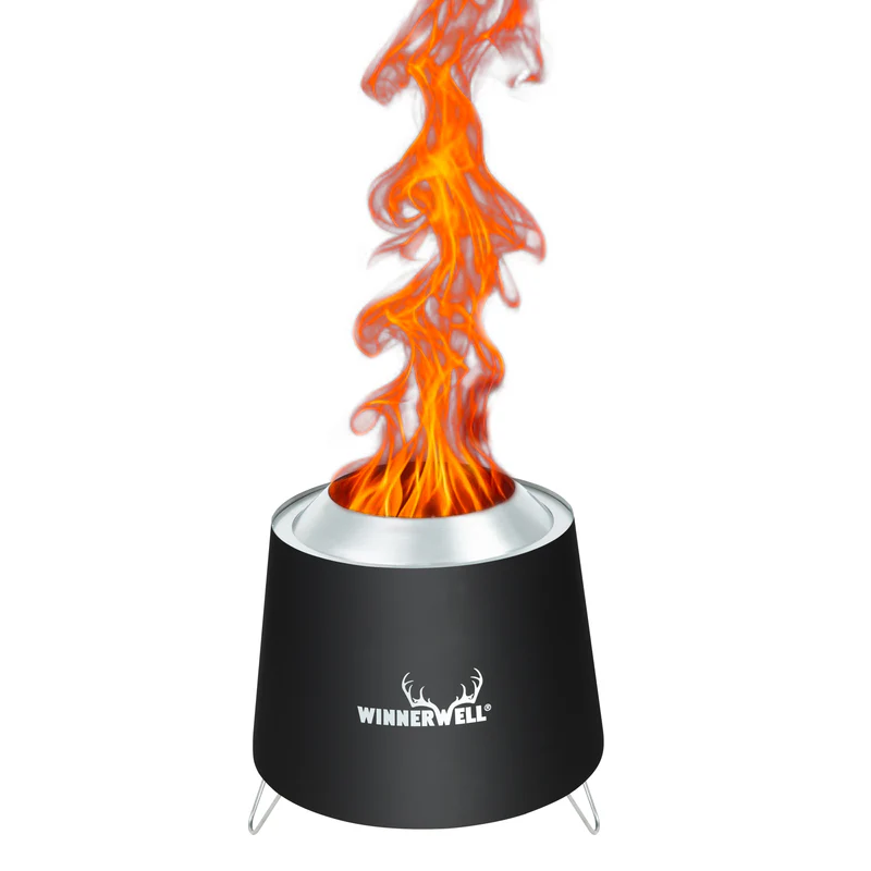 Winnerwell二次燃焼ファイヤーピット 未使用品 延長足は中古付 Winnerwell二次燃焼ファイヤーピット 未使用品 延長足は中古付