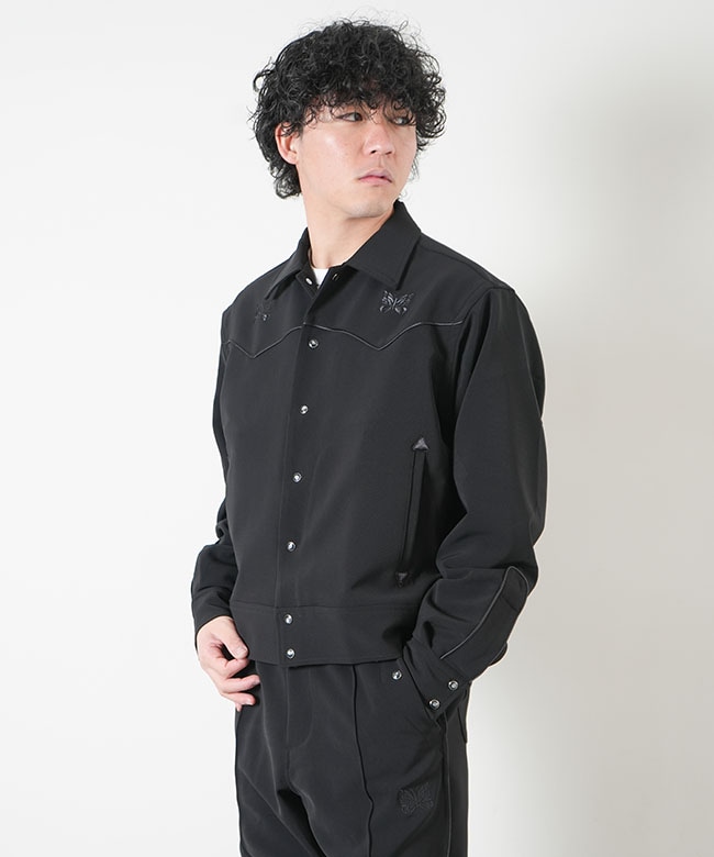 OT136]NEEDLES(ニードルズ) Piping Cowboy Jac - PE/PU Double Cloth