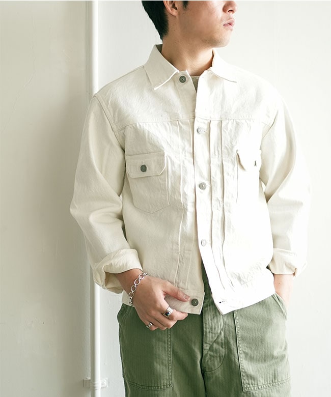 SALE 20%OFF】[SC15720]SUGAR CANE(シュガーケーン) 13oz. WHITE DENIM